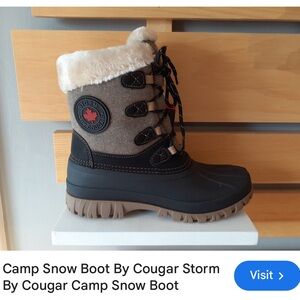 Cougar Storm 🖤🤎❤️  Camp Snow Boot waterproof weatherproof NWT